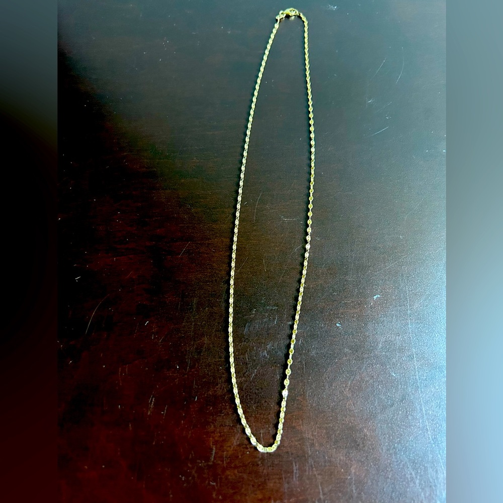 Simple Gold Plated Necklace